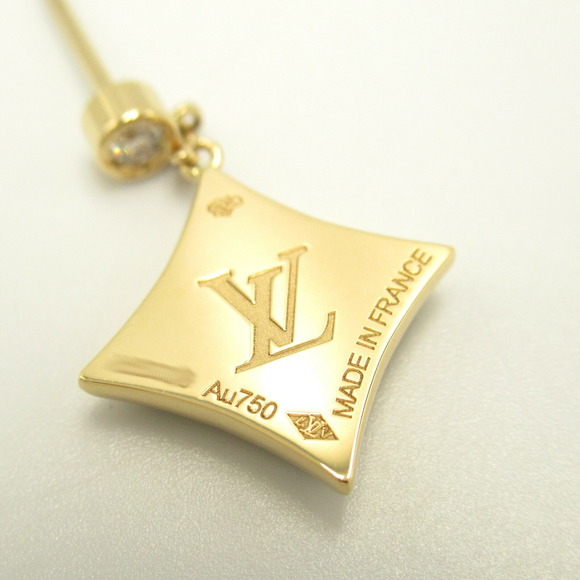 Louis Vuitton Star Blossom BB Earrings Onyx Diamond Yellow Gold Clear Black - Picture 5 of 8